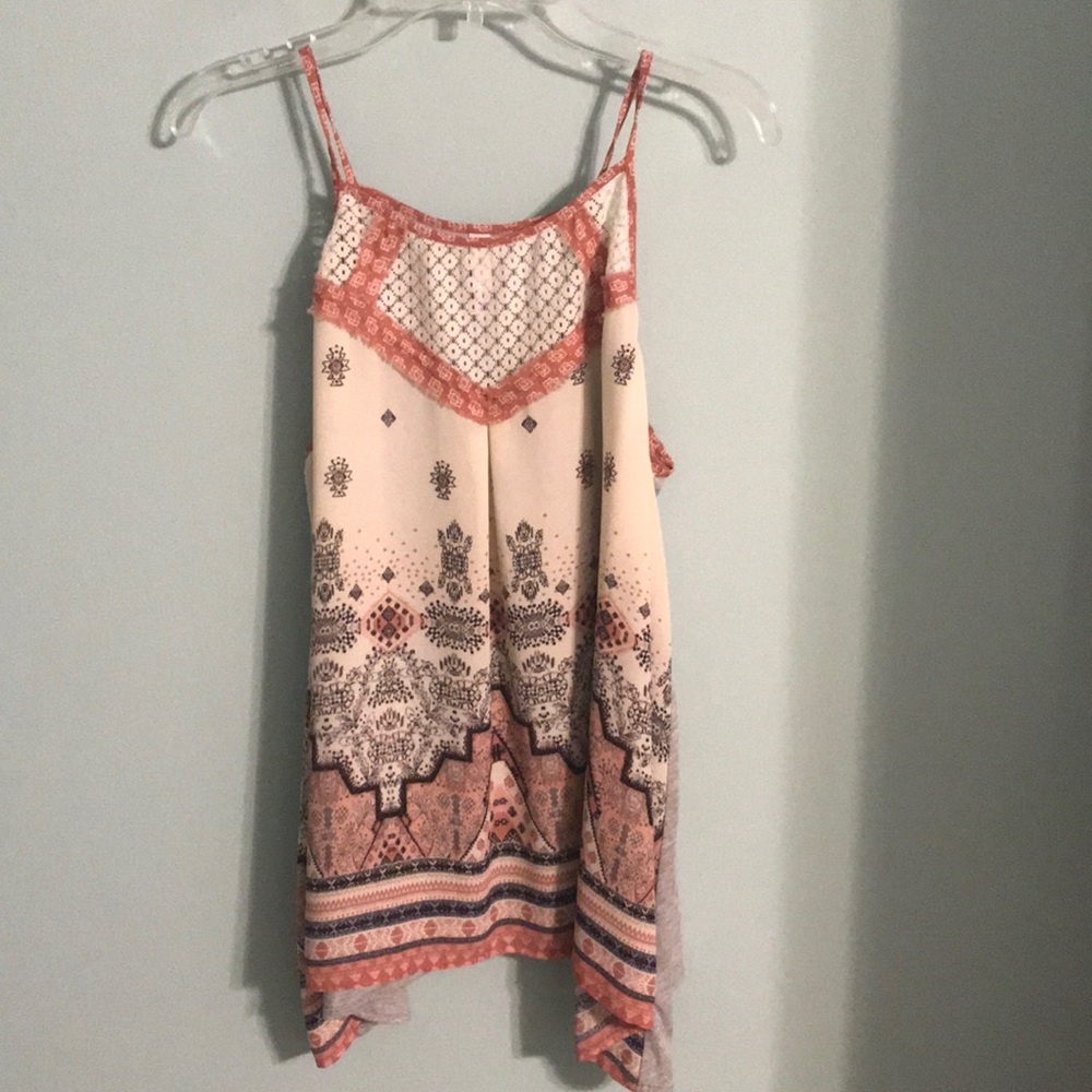 Tribal Print Tank Top Style Shirt
